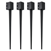 Fence Post Anchor Ground Spike 4 Pack 36 x 4 x 4 In Metal Fence Stakes V952-FXDD35YC36YCP7NVLV0