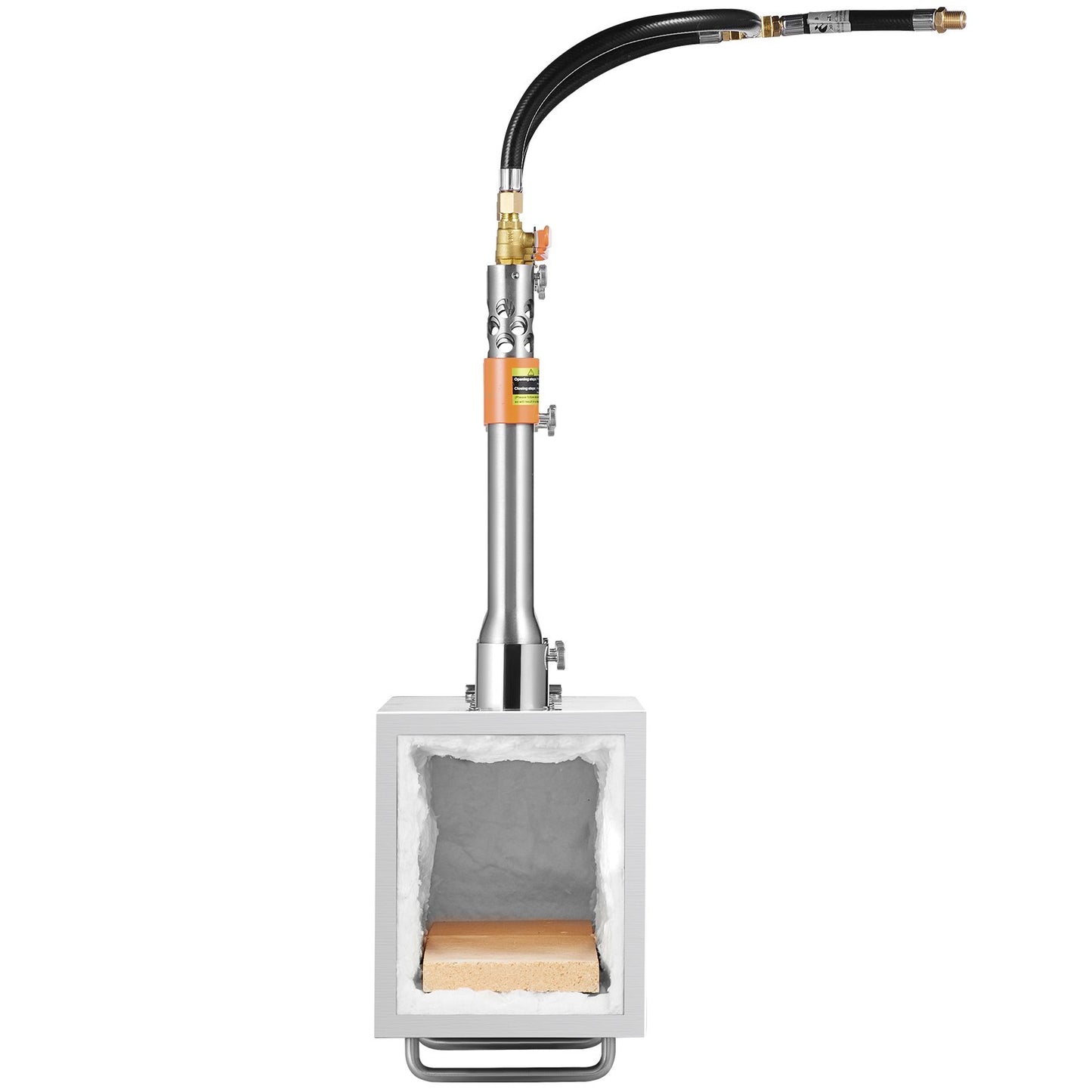 Portable Propane Forge, 3 Burner Farrier Forge, 2600 degrees F Tool and Knife Making Blacksmithing Gas Forge, V952-FXDZL3GSYMGJSUTBGV0