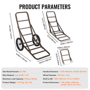 Folding Deer Cart Game Hauler Utility Gear Dolly 300 LBS Capacity V952-FXGKSLYXCFGZTL43UV0