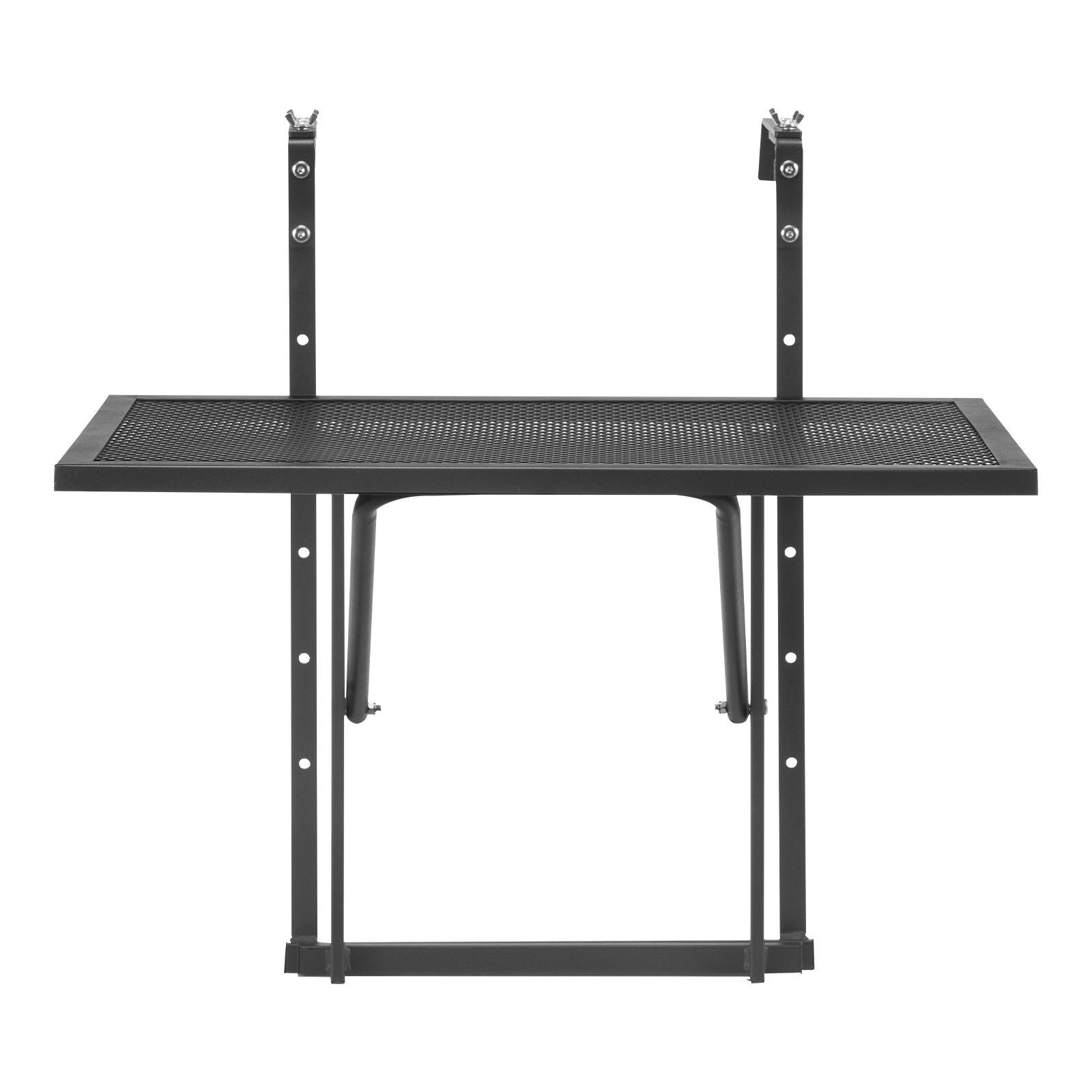Balcony Hanging Table, 610 x 410 mm Metal Folding Balcony Railing Table, Outdoor Balcony Bar Table for V952-FXGZJS19INCHGLWKXV0