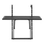 Balcony Hanging Table, 610 x 410 mm Metal Folding Balcony Railing Table, Outdoor Balcony Bar Table for V952-FXGZJS19INCHGLWKXV0