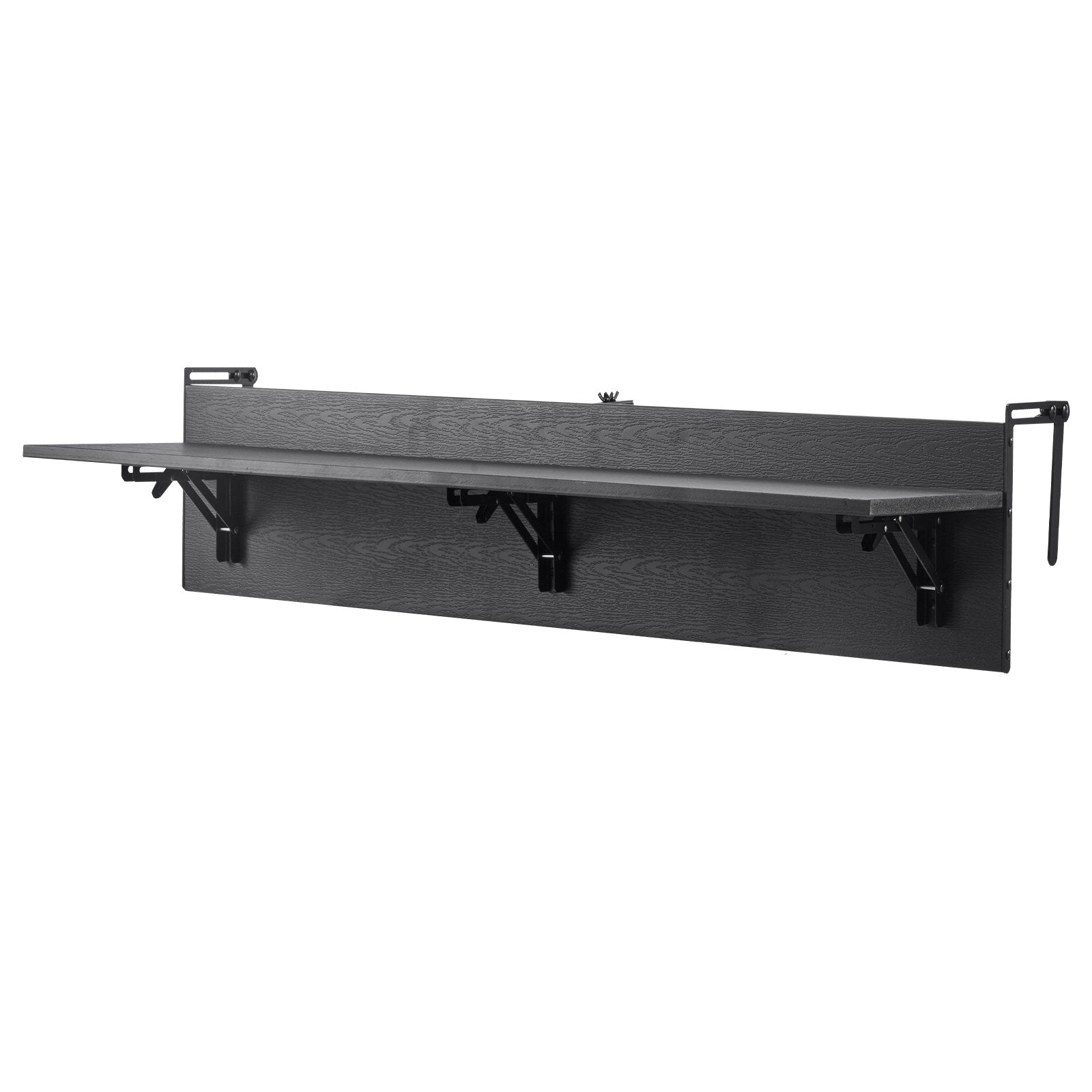 Balcony Hanging Table, 12 x 48 in Folding Balcony Railing Table, Outdoor Balcony Bar Table for Railings, 50 V952-FXGZMZ12INCH0ANITV0