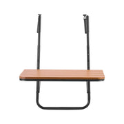 Balcony Hanging Table, 595 x 400 mm Folding Balcony Railing Table, Outdoor Balcony Bar Table for Railings, V952-FXGZSM25INCHDZVCRV0