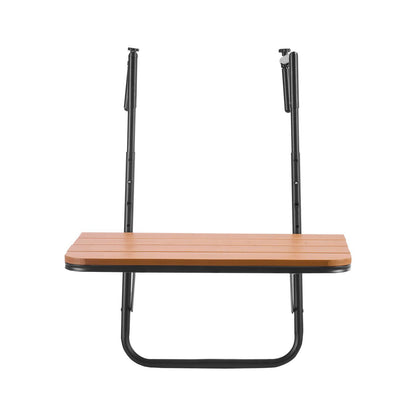 Balcony Hanging Table, 595 x 400 mm Folding Balcony Railing Table, Outdoor Balcony Bar Table for Railings, V952-FXGZSM25INCHDZVCRV0