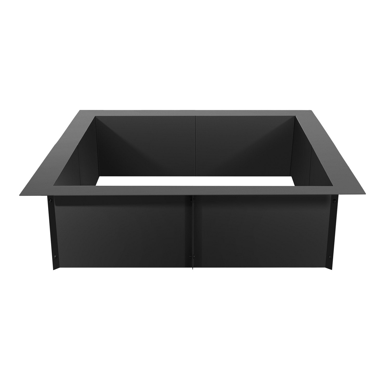 Fire Pit Ring, 36x36 in Outer/30x30 in Inner Diameter, 10inch Height Square Fire Pit Insert, Heavy Duty V952-FXHH30INCH15XENIBV0
