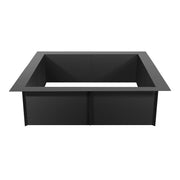 Fire Pit Ring, 36x36 in Outer/30x30 in Inner Diameter, 10inch Height Square Fire Pit Insert, Heavy Duty V952-FXHH30INCH15XENIBV0