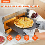 Pizza Steel 16"x14.5"x1/4" Pre-Seasoned Carbon Steel Pizza Baking Stone V952-FXPSPSGB1614O1YE3V0