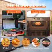 Pizza Steel 16"x14.5"x1/4" Pre-Seasoned Carbon Steel Pizza Baking Stone V952-FXPSPSGB1614O1YE3V0