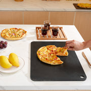 Pizza Steel, 20" x 14" x 3/8" Pizza Steel Plate for Oven, Pre-Seasoned Carbon Steel Pizza Baking Stone with V952-FXPSPSGB2014V3XP7V0
