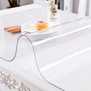 Plastic Table Cover 101.6 x 182.8 cm, 1.5 mm Thick Clear Table Protector, Rectangle Clear Desk Mat, V952-FXPVC15MM40728L6GV0