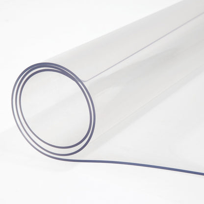 Plastic Table Cover 101.6 x 182.8 cm, 1.5 mm Thick Clear Table Protector, Rectangle Clear Desk Mat, V952-FXPVC15MM40728L6GV0