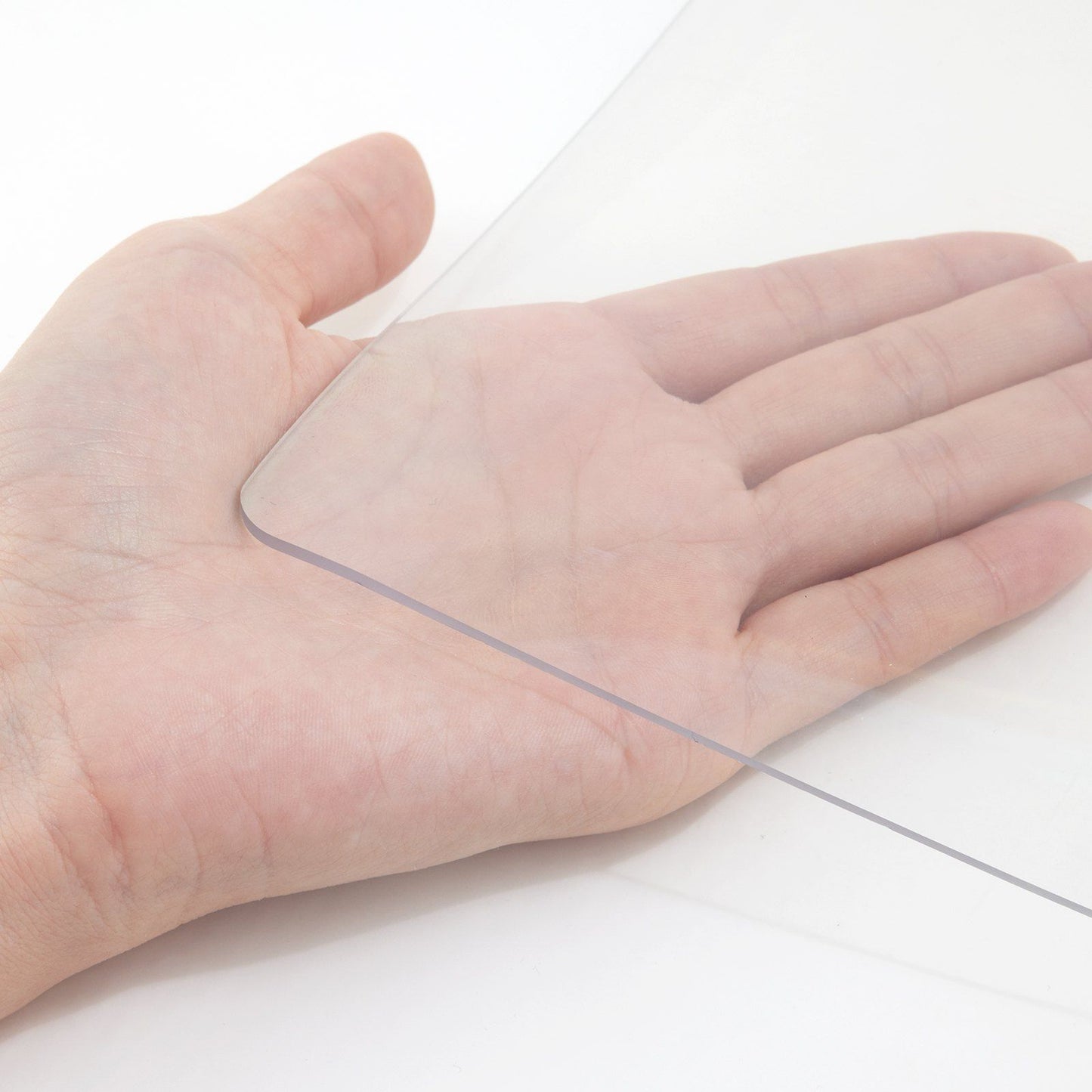 Plastic Table Cover 101.6 x 182.8 cm, 1.5 mm Thick Clear Table Protector, Rectangle Clear Desk Mat, V952-FXPVC15MM40728L6GV0