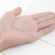 Plastic Table Cover 101.6 x 182.8 cm, 1.5 mm Thick Clear Table Protector, Rectangle Clear Desk Mat, V952-FXPVC15MM40728L6GV0