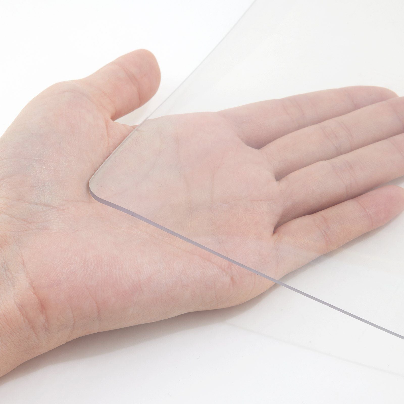 Plastic Table Cover 101.6 x 182.8 cm, 1.5 mm Thick Clear Table Protector, Rectangle Clear Desk Mat, V952-FXPVC15MM40728L6GV0