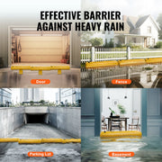 Flood Barriers, Sandbag Alternative Flood Bags 4 Pack, Flood Barrier for Home, Water Barriers for Flooding, V952-FXRSD48IN9INJATDDV0
