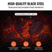 X-Marks Fire Pit Grill Grate, Rectangle Cooking Grate, Heavy Duty Steel Campfire BBQ Grill Grid with Handle & V952-FXSKKWCHS3215H99QV0