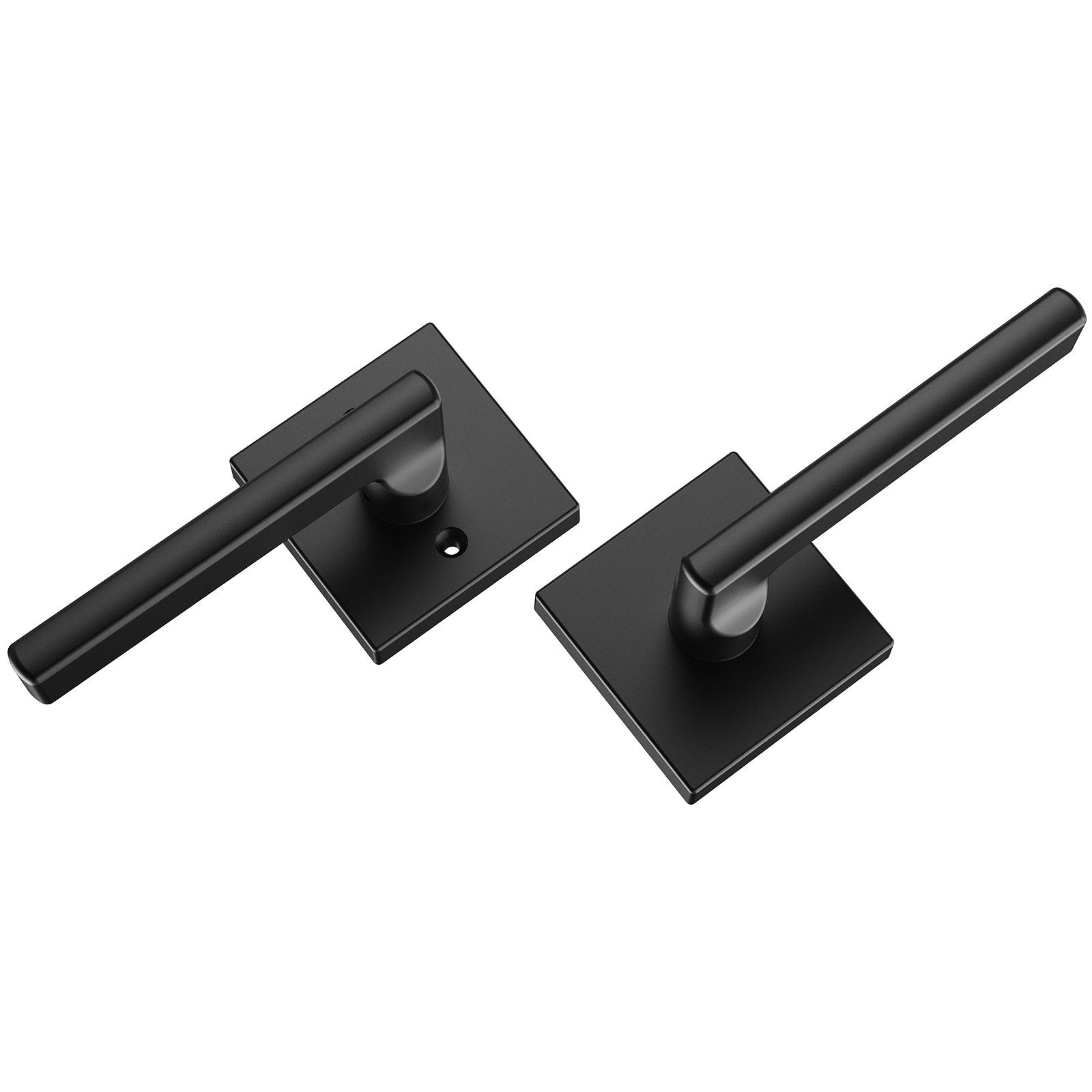 Passage Door Handle, 1 Pack Matte Black Door Lever, Left or Right Handing Reversible Lever Non-Locking, V952-FXTDMBS1J000C0BM2V0