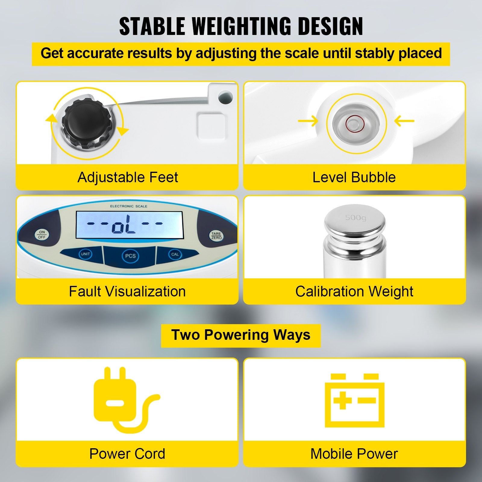Lab Analytical Balance Digital Precision Scale 3000gx0.01g High Precision V952-FXTPAC3000G20R2MDV3