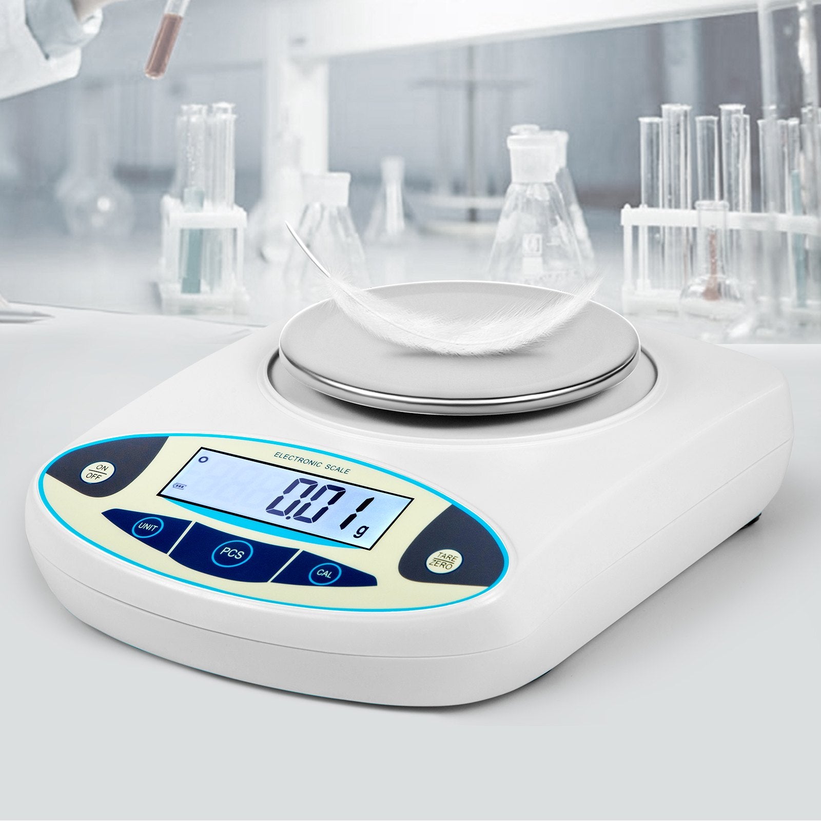 Lab Analytical Balance Digital Precision Scale 500gx0.01g High Precision V952-FXTPAC500G200VLIMV3