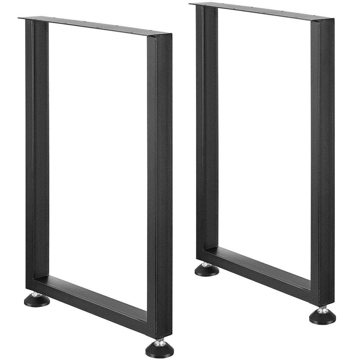 711.2MM Adjustable Furniture Legs, Square Reinforced Steel Office Table legs Set of 2 for DIY, Max Load V952-FXZTHSGFX28XXZDT7V0