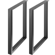 711.2MM Adjustable Furniture Legs, Square Reinforced Steel Office Table legs Set of 2 for DIY, Max Load V952-FXZTHSGFX28XXZDT7V0