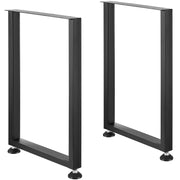 711.2MM Adjustable Furniture Legs, Square Reinforced Steel Office Table legs Set of 2 for DIY, Max Load V952-FXZTHSGFX28XXZDT7V0