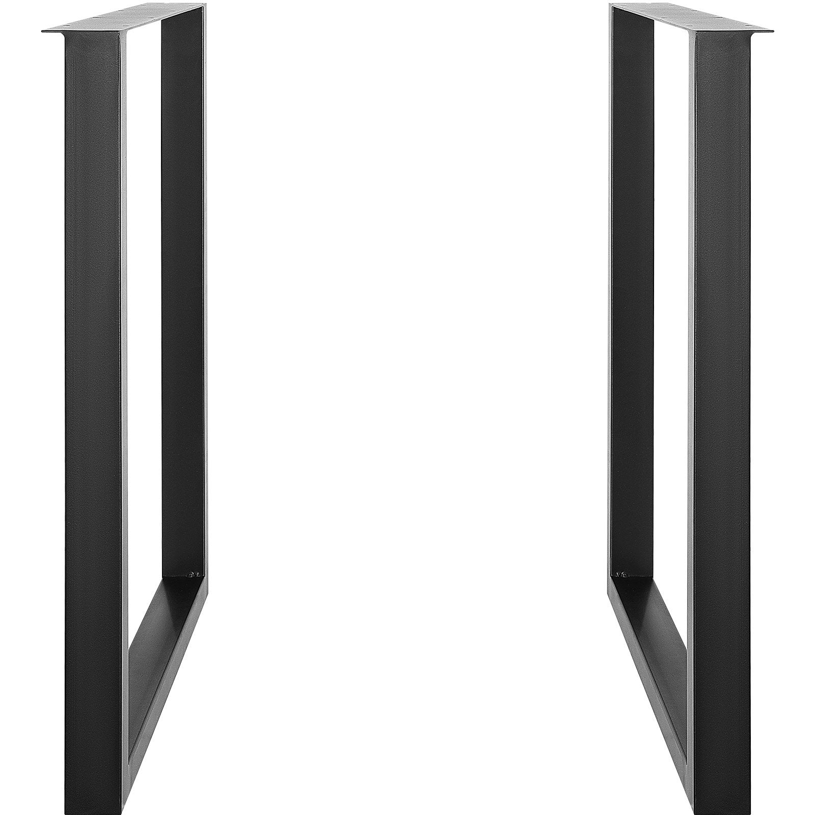 711.2MM Adjustable Furniture Legs, Square Reinforced Steel Office Table legs Set of 2 for DIY, Max Load V952-FXZTHSGFX28XXZDT7V0