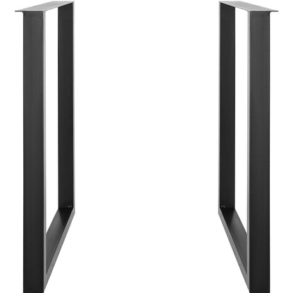 711.2MM Adjustable Furniture Legs, Square Reinforced Steel Office Table legs Set of 2 for DIY, Max Load V952-FXZTHSGFX28XXZDT7V0