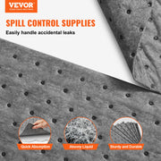 Spill Absorbent Pads, Universal Absorbing Mat Absorbs up 12 Gal, 13" L x10" W Polypropylene Absorbent Pad for V952-FYCKZYPTYXXS5YJ6NV0
