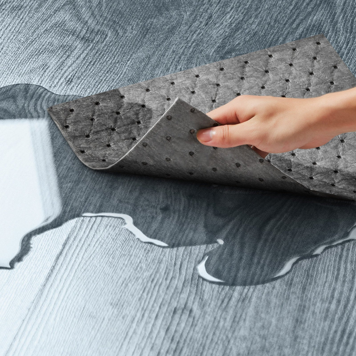 Spill Absorbent Pads, Universal Absorbing Mat Absorbs up 12 Gal, 13" L x10" W Polypropylene Absorbent Pad for V952-FYCKZYPTYXXS5YJ6NV0
