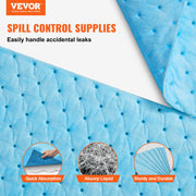 Spill Absorbent Pads, Water Absorbing Mat Pad in Dispenser Box, 6 Gal Capacity, 15" L x19" W Polypropylene V952-FYCKZYPXSXXSJ71XHV0