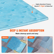 Spill Absorbent Pads, Water Absorbing Mat Pad in Dispenser Box, 6 Gal Capacity, 15" L x19" W Polypropylene V952-FYCKZYPXSXXSJ71XHV0