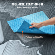 Spill Absorbent Pads, Water Absorbing Mat Pad in Dispenser Box, 6 Gal Capacity, 15" L x19" W Polypropylene V952-FYCKZYPXSXXSJ71XHV0
