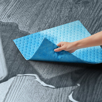 Spill Absorbent Pads, Water Absorbing Mat Pad in Dispenser Box, 6 Gal Capacity, 15" L x19" W Polypropylene V952-FYCKZYPXSXXSJ71XHV0