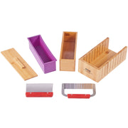 Soap Making Kit, Bamboo Cutting Box and Inner Box with Silicone Mold, Stainless Steel Straight Cutter and V952-FZQDSQGMJQGD1UP7YV0
