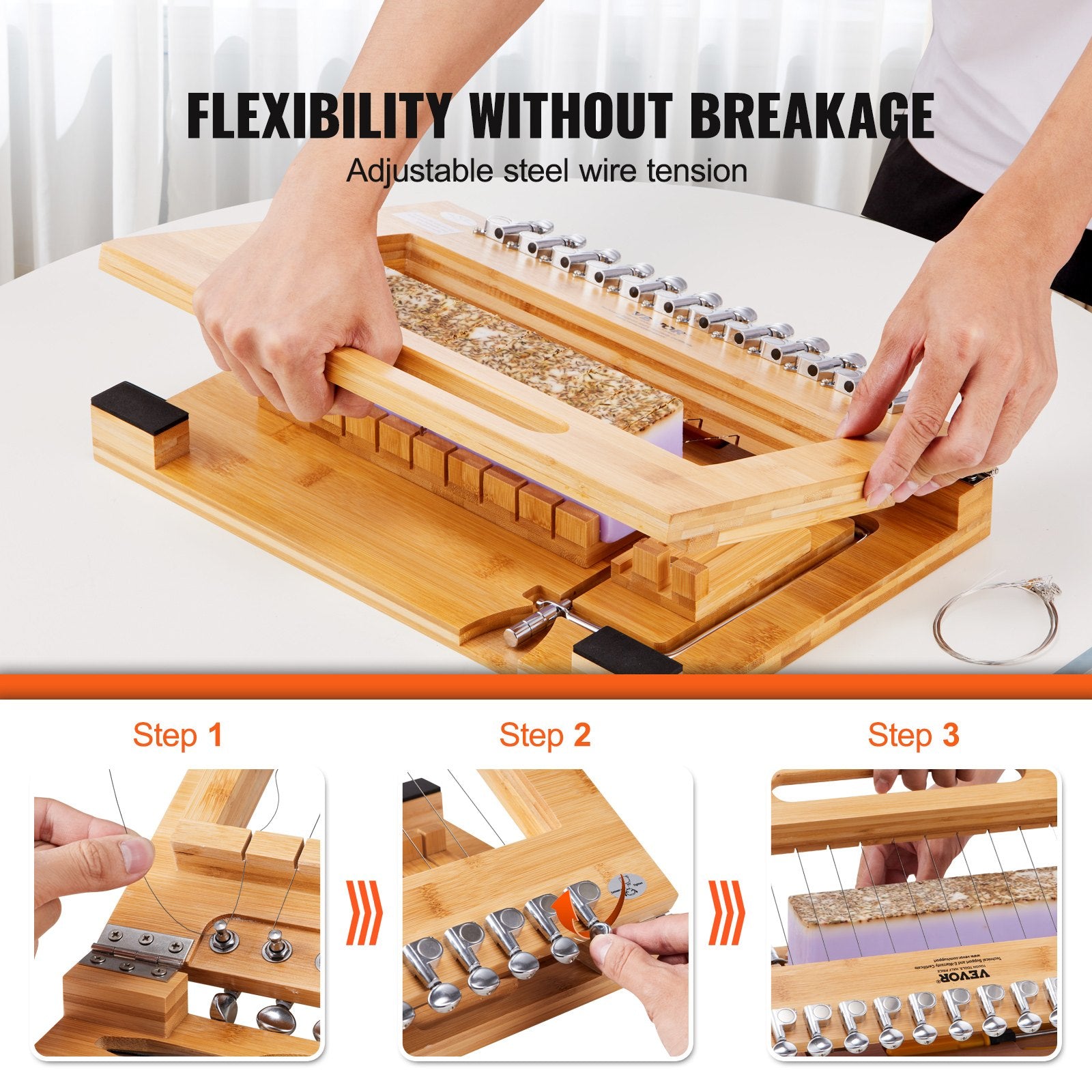 Soap Cutter, Cut 1-12 Bars, Precisely and Accurately Cut 1 Inch Bars, Bamboo Soap Slicer With Steel Wire, V952-FZQGSQGDDQG0B2GL6V0