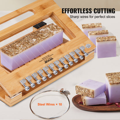 Soap Cutter, Cut 1-12 Bars, Precisely and Accurately Cut 1 Inch Bars, Bamboo Soap Slicer With Steel Wire, V952-FZQGSQGDDQG0B2GL6V0