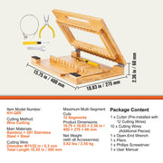 Soap Cutter, Cut 1-12 Bars, Precisely and Accurately Cut 1 Inch Bars, Bamboo Soap Slicer With Steel Wire, V952-FZQGSQGDDQG0B2GL6V0
