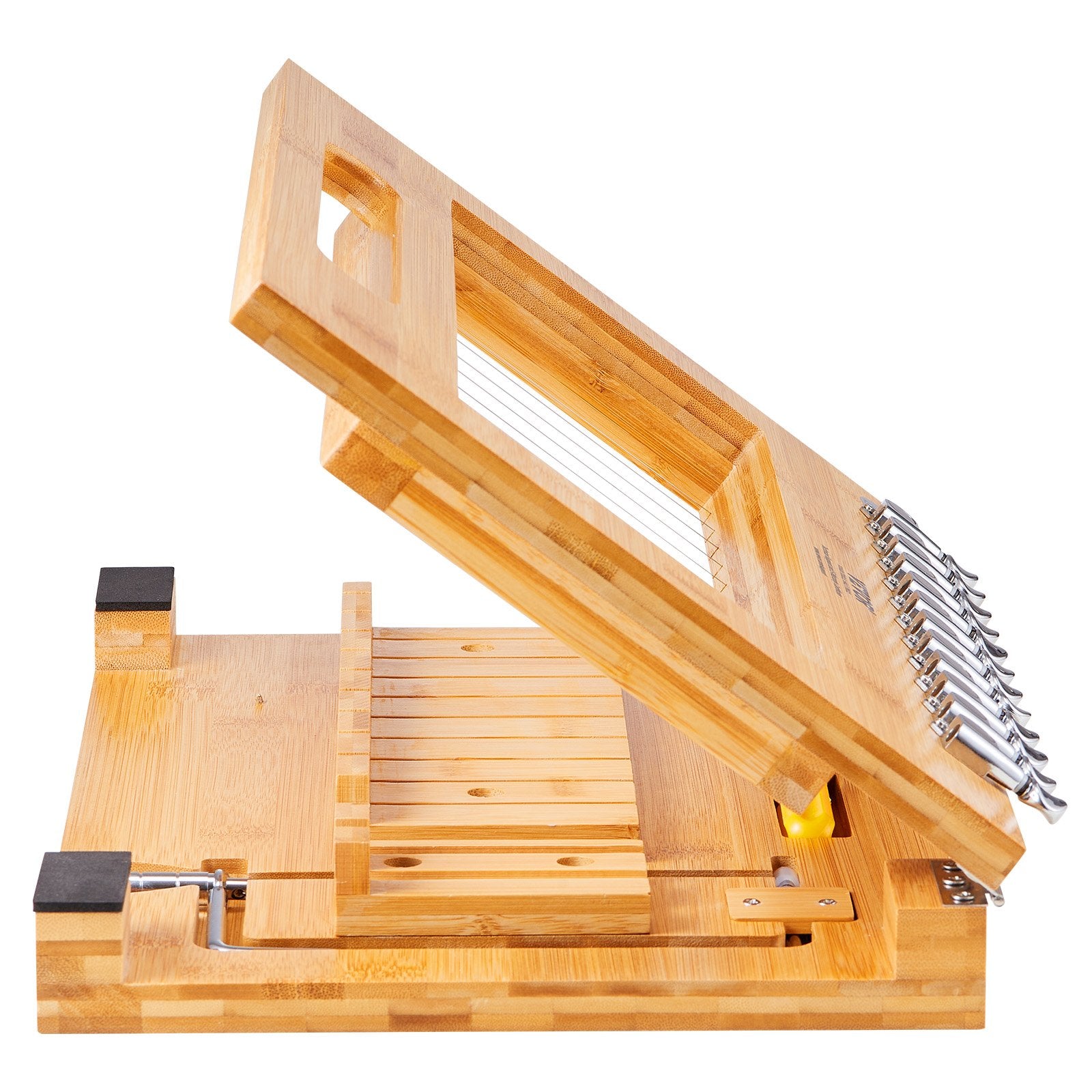 Soap Cutter, Cut 1-12 Bars, Precisely and Accurately Cut 1 Inch Bars, Bamboo Soap Slicer With Steel Wire, V952-FZQGSQGDDQG0B2GL6V0