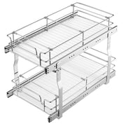 12"Wx21"Dx15"H Pull Out Cabinet Organizer, Heavy Duty Slide Out Pantry Shelves, Steel Roll Out Drawers, V952-FZSLLDGGEC12VMAA1V0