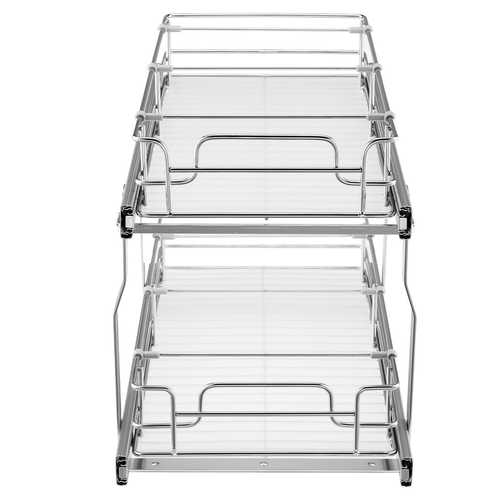 12"Wx21"Dx15"H Pull Out Cabinet Organizer, Heavy Duty Slide Out Pantry Shelves, Steel Roll Out Drawers, V952-FZSLLDGGEC12VMAA1V0