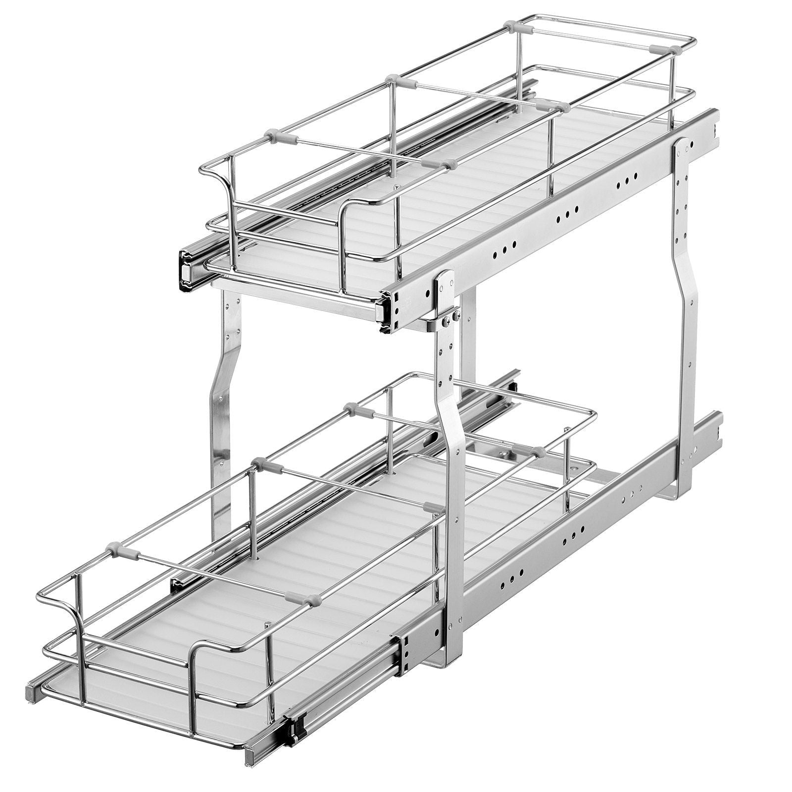 215 x 533 x 385mm Pull Out Cabinet Organizer, Heavy Duty Slide Out Pantry Shelves, Steel Roll Out Drawers, V952-FZSLLDGGEC8YYL3H6V0
