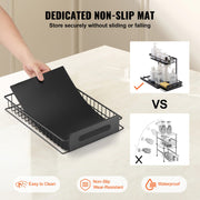 2-Tier Wire Pull Out Cabinet Under Sink Basket Organizer 10.7"x14.2" 2PCS V952-FZSLLTGPFECS5ERAHV0