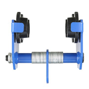 Manual Trolley, 0.5 Ton Load Capacity Push Beam Trolley with Dual Wheels, Adjustable for I-Beam Flange Width V952-FZSTXC05T2555HYFGV0