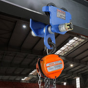 Manual Trolley, 1 Ton Load Capacity, Push Beam Trolley with Dual Wheels, Adjustable for I-Beam Flange Width V952-FZSTXCHJ1T257IUOQV0