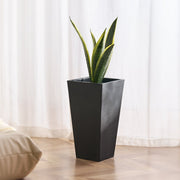 Tall Planter, Set of 2 Tall Square Tapered Planters, 57 cm Large Modern Gardening and Flower Plastic Pots, V952-FZXHS22YCBDTHZU9MV0