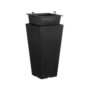 Tall Planter, Set of 2 Tall Square Tapered Planters, 57 cm Large Modern Gardening and Flower Plastic Pots, V952-FZXHS22YCBDTHZU9MV0