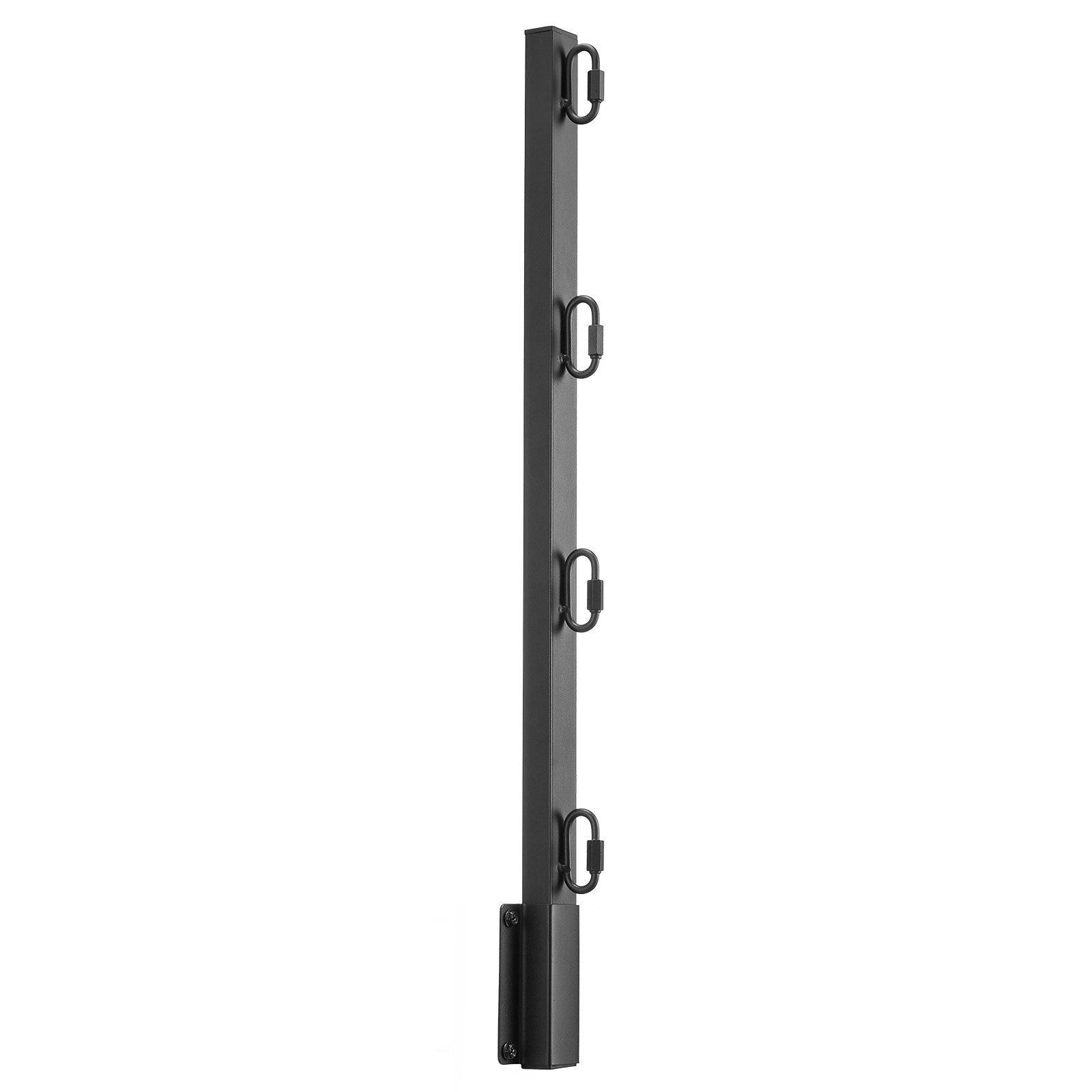 Fence Post Extender, 8 Packs 605 mm Barbed Wire Arm, Sturdy Steel Fence Height Extender, Flat or Surface V952-FZXYZQFZX8J27T1F0001V0