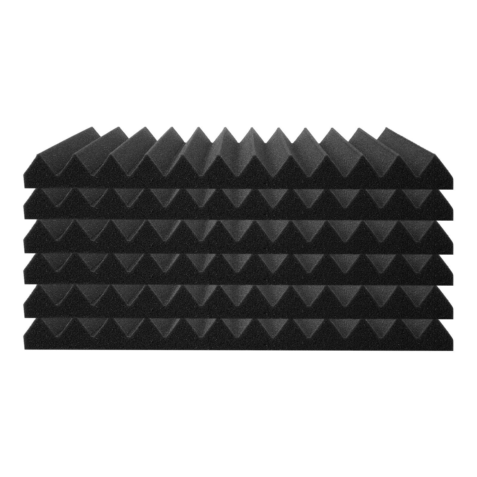 Acoustic Foam Panels 80 Pack 12 x 12 x 1 in for Studio Wall and Ceiling V952-FZZSPMBHS80P6DGDIV0