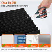 Acoustic Foam Panels 80 Pack 12 x 12 x 1 in for Studio Wall and Ceiling V952-FZZSPMBHS80P6DGDIV0